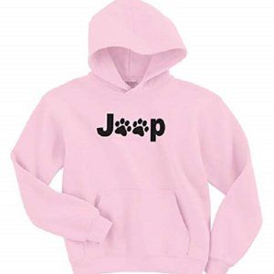 Jeep Paws Pink Pullover Hoodie *NEW*